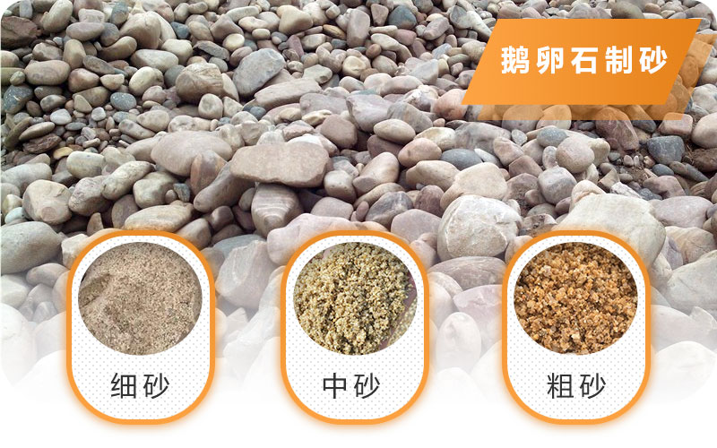 鵝卵石制砂需要哪些破碎設(shè)備