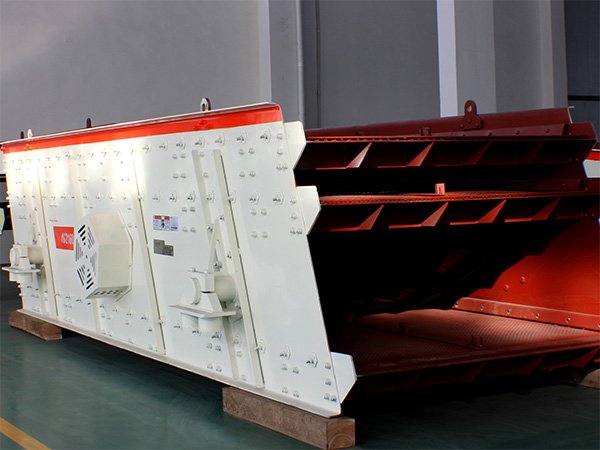 大型振動(dòng)篩圓形直線振動(dòng)篩全自動(dòng)砂石篩分機(jī)